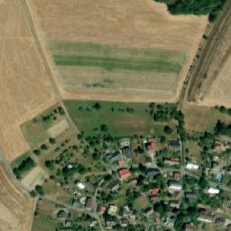 Satellite imagery of [Bzí] church outlook t., CZ