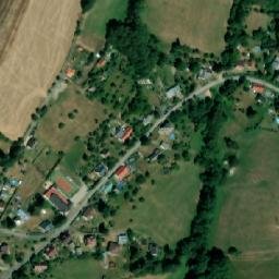 Satellite imagery of [Bzí] church outlook t., CZ