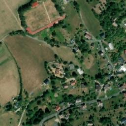 Satellite imagery of [Poniklá] church t., CZ