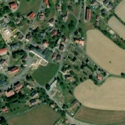 Satellite imagery of [Poniklá] church t., CZ