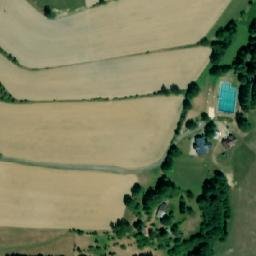 Satellite imagery of [Poniklá] church t., CZ