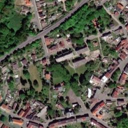 Satellite imagery of [Hrob] evangelic church t., CZ