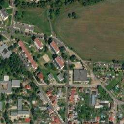 Satellite imagery of [Mimoň] heat plant chimney, CZ