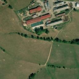 Satellite imagery of [Poniklá] church t., CZ