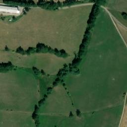 Satellite imagery of [Poniklá] church t., CZ