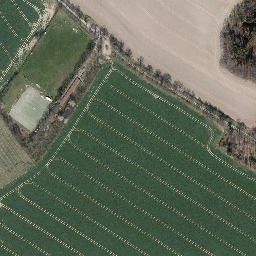 Satellite imagery of Trig point near Schmorda, Thuringia (DE), DE