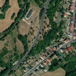 Satellite imagery of [Hrob] evangelic church t., CZ