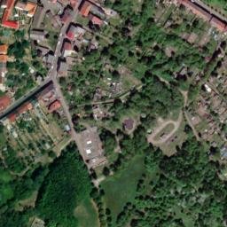 Satellite imagery of [Hrob] evangelic church t., CZ
