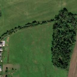 Satellite imagery of [Modlany] church t., CZ