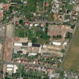 Satellite imagery of [Mimoň] heat plant chimney, CZ