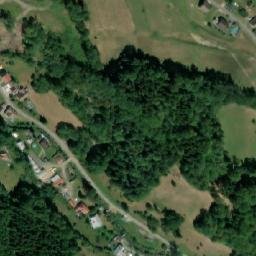 Satellite imagery of [Dolní Dvůr] church t., CZ