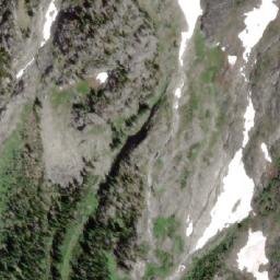 Satellite imagery of Hughes Peak, CA