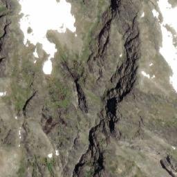 Satellite imagery of Hughes Peak, CA