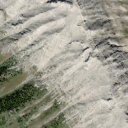 Satellite imagery of Mount Indefatigable, CA