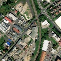 Satellite imagery of [Teplice-Trnovany] church t., CZ