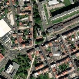 Satellite imagery of [Teplice-Trnovany] church t., CZ