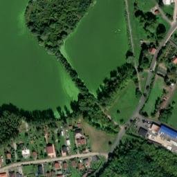 Satellite imagery of [Modlany] church t., CZ