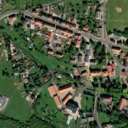 Satellite imagery of [Modlany] church t., CZ