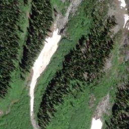 Satellite imagery of Hughes Peak, CA