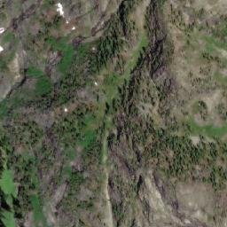 Satellite imagery of Hughes Peak, CA