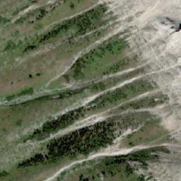 Satellite imagery of Mount Indefatigable, CA