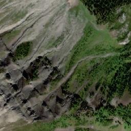 Satellite imagery of Mount Indefatigable, CA