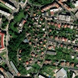Satellite imagery of [Teplice] church t., CZ