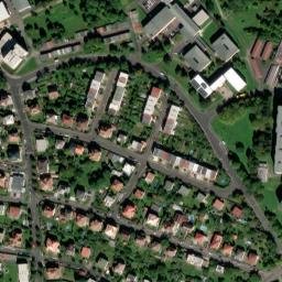 Satellite imagery of [Teplice] church t., CZ