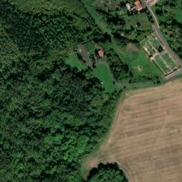 Satellite imagery of [Modlany] church t., CZ