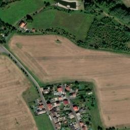 Satellite imagery of [Modlany] church t., CZ