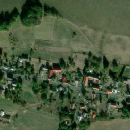 Satellite imagery of [Lovečkovice-Mukařov] belfry ruin, CZ