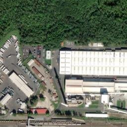 Satellite imagery of [Teplice-Řetenice] glassworks chimney-2, CZ