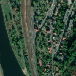Satellite imagery of Střekov [Ústí nad Labem-Střekov] burg outlook t., CZ