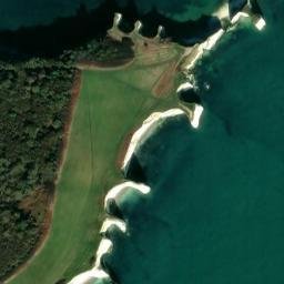 Satellite imagery of Old Harry Rocks, GB