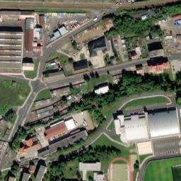 Satellite imagery of [Teplice-Řetenice] glassworks chimney-2, CZ