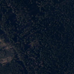 Satellite imagery of Trójpański Kamień / Třípanský kámen, PL