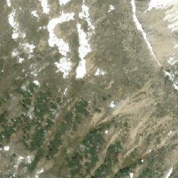 Satellite imagery of Mount Aragorn, CA