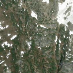 Satellite imagery of Mount Gandalf, CA