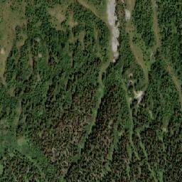 Satellite imagery of South Kananaskis Pass, CA