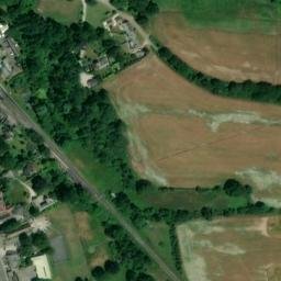 Satellite imagery of Corfe Castle, GB