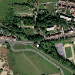 Satellite imagery of [Teplice-Řetenice] former brickyard chimney, CZ