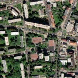 Satellite imagery of [Teplice-Řetenice] glassworks chimney-2, CZ