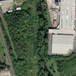 Satellite imagery of [Trmice] castle outlook t., CZ