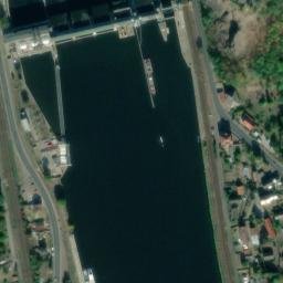 Satellite imagery of Střekov [Ústí nad Labem-Střekov] burg outlook t., CZ