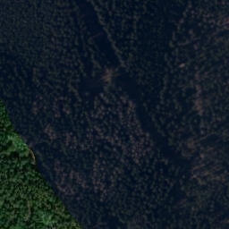 Satellite imagery of Trójpański Kamień / Třípanský kámen, PL
