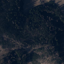 Satellite imagery of Trójpański Kamień / Třípanský kámen, PL