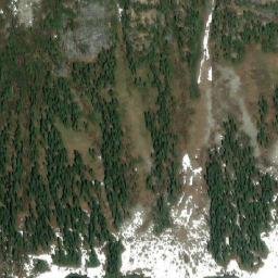 Satellite imagery of Mount Gandalf, CA
