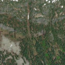 Satellite imagery of Mount Gandalf, CA