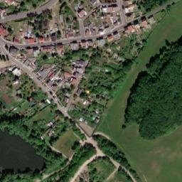 Satellite imagery of [Jeníkov u Duchcova] church t., CZ