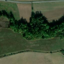 Satellite imagery of [Kravaře v Čechách] church t., CZ